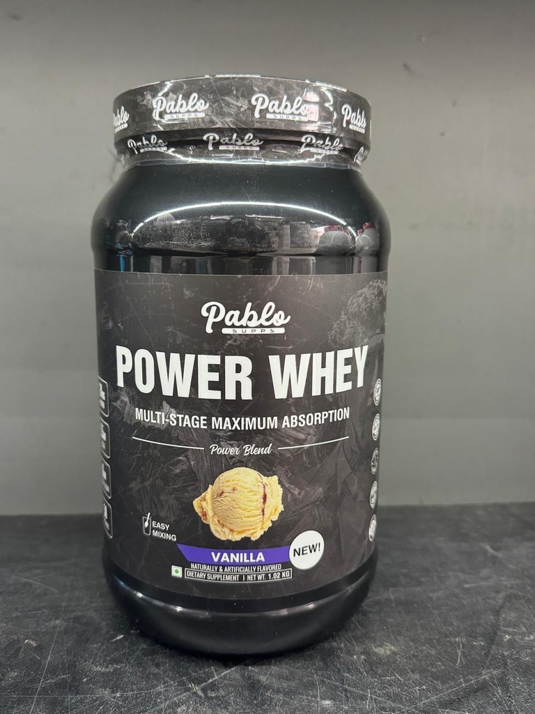 Pablo Supps Power Whey – Multi-Stage Maximum Absorption Power Blend