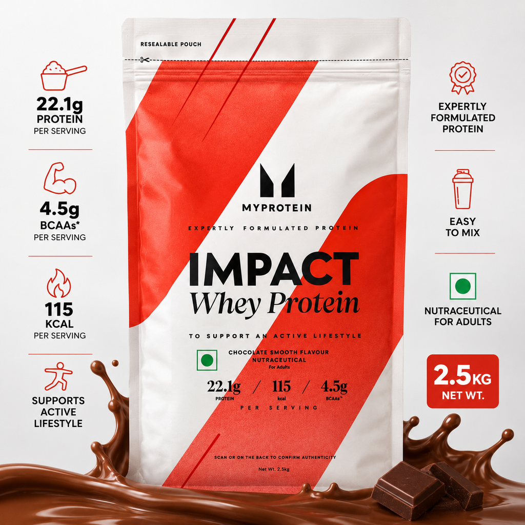 Myprotein Impact Whey Protein - Chocolate Smooth (2.5 kg)