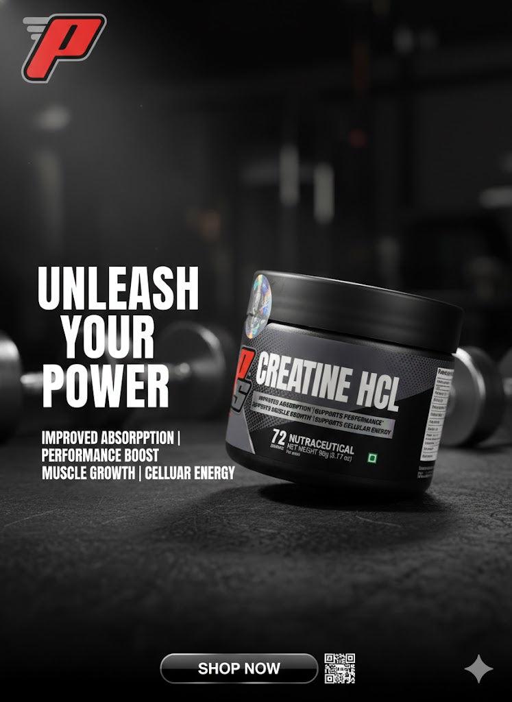 ProSupps Creatine HCl – Concentrated Strength & Improved Absorption (90g, 72 Servings)