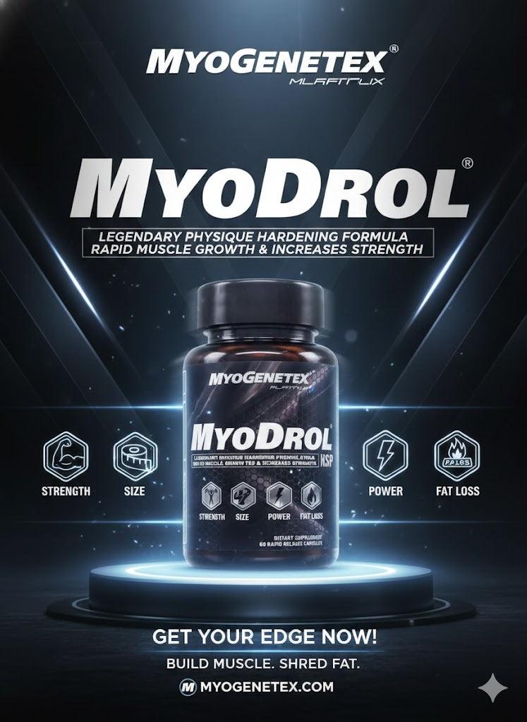 MYOGENETIX® | MYODROL® HSP – Legendary Physique Hardening Formula (30 Caplets)