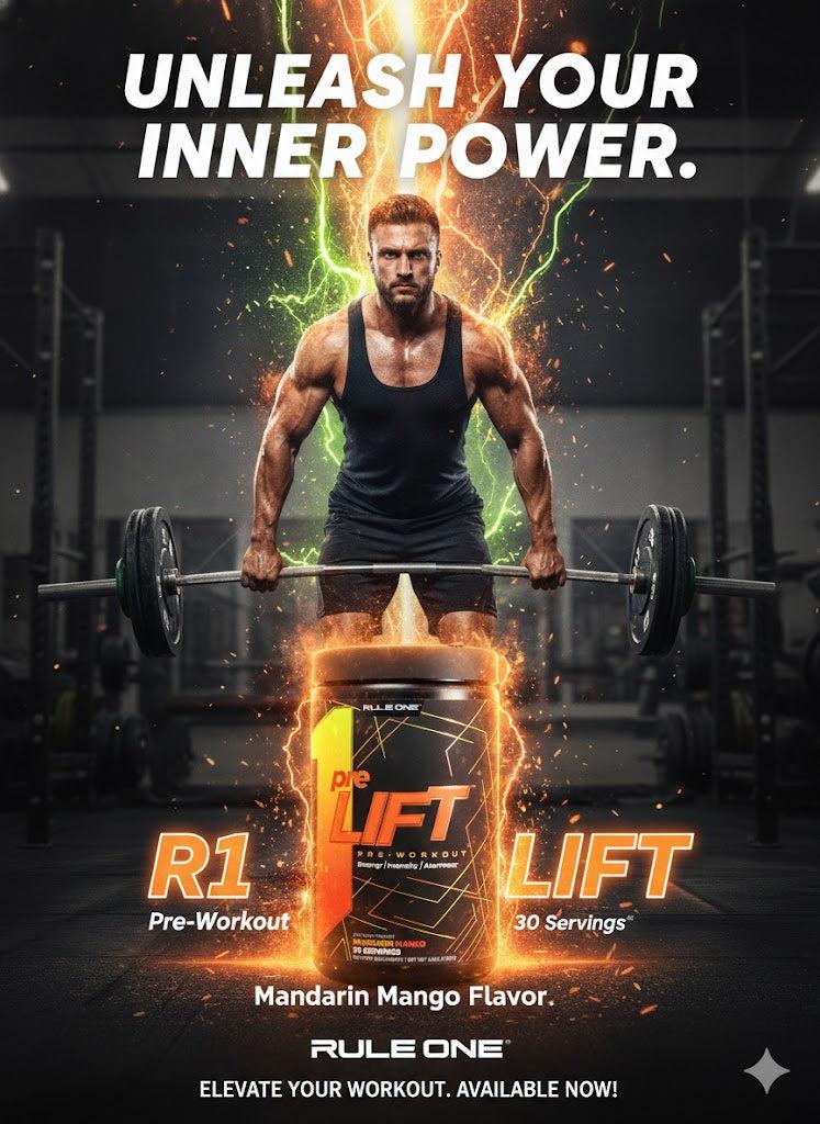 Rule 1 Proteins | R1 Pre-Lift™ – Advanced Pre-Workout (Mandarin Mango)