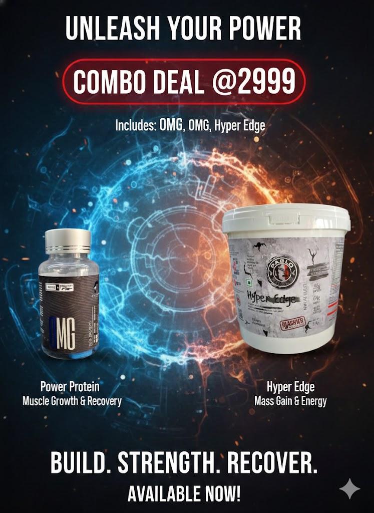 Extreme Mass & Muscle Growth Combo | Pablo Hyper Edge Gainer + Aliens Lab OMG