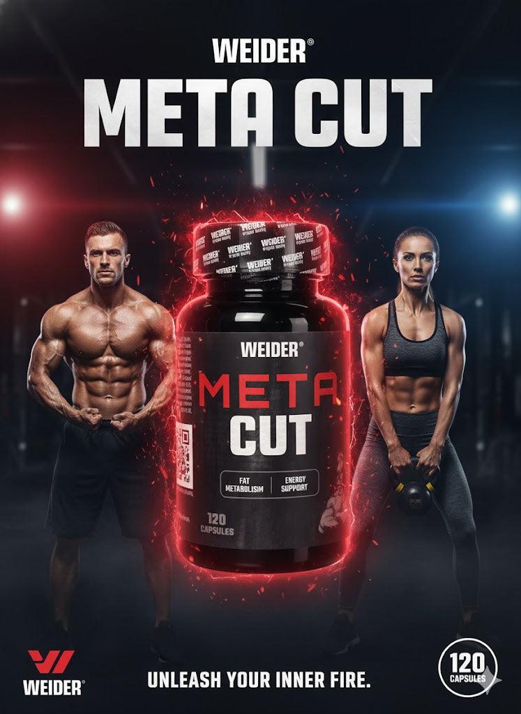 Weider Meta Cut – Premium Fat Metabolism & Energy Support (120 Capsules)