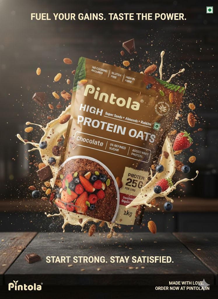 Pintola High Protein Oats - Chocolate 1 KG