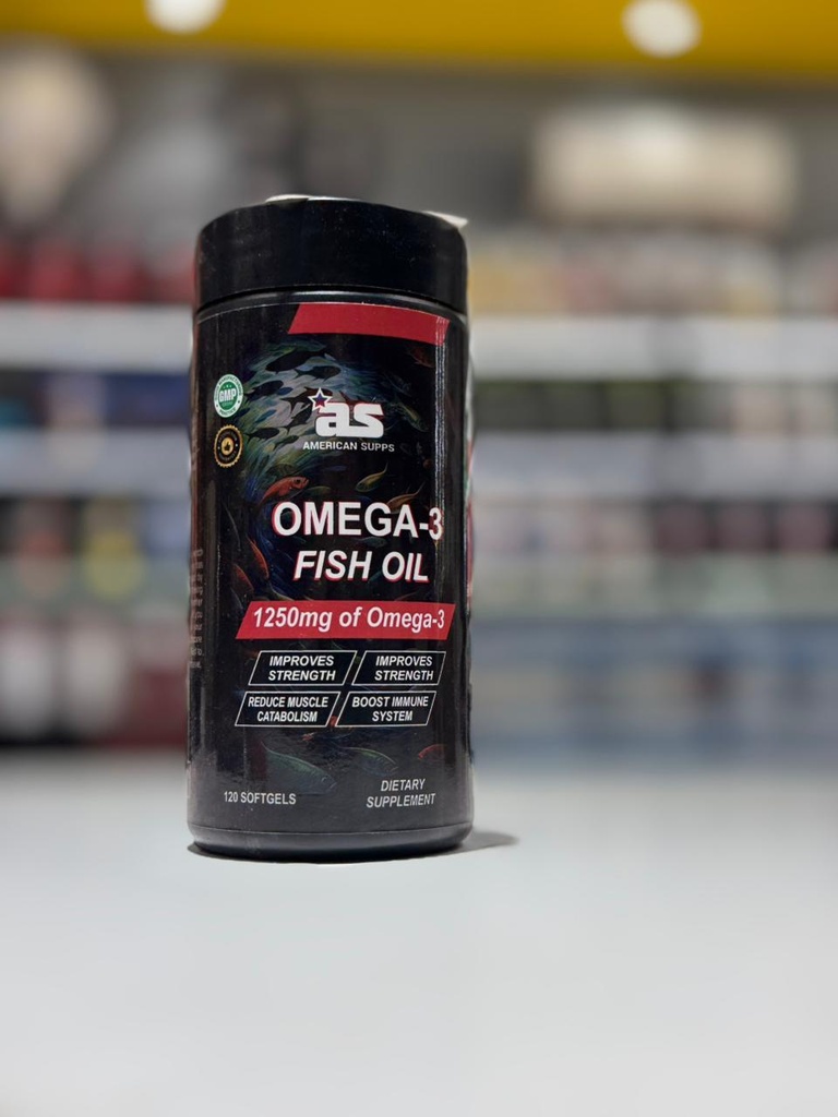 American Supps Omega 3 Fish Oil 1250mg