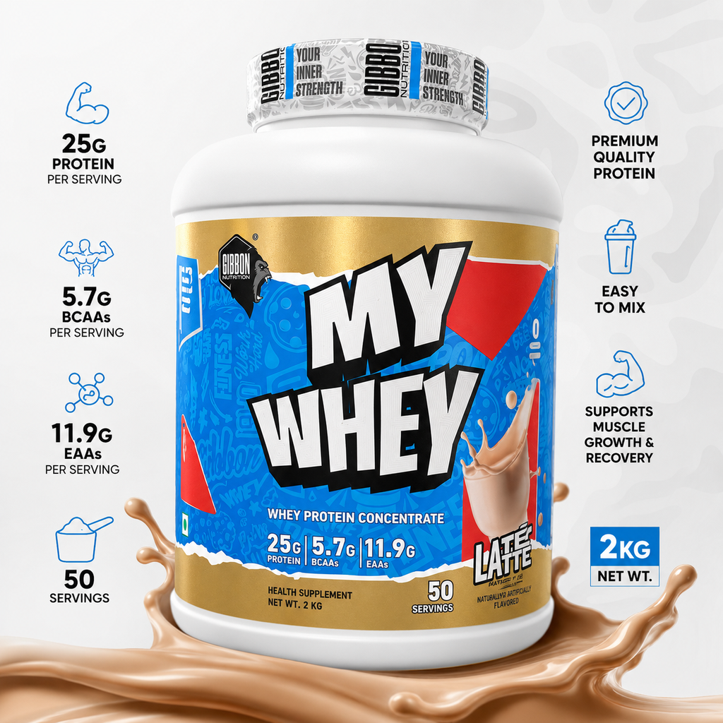 [MDN-GB-MYWHEY-2KG] Gibbon Nutrition My Whey - Latte Whey Protein Concentrate (2 kg)
