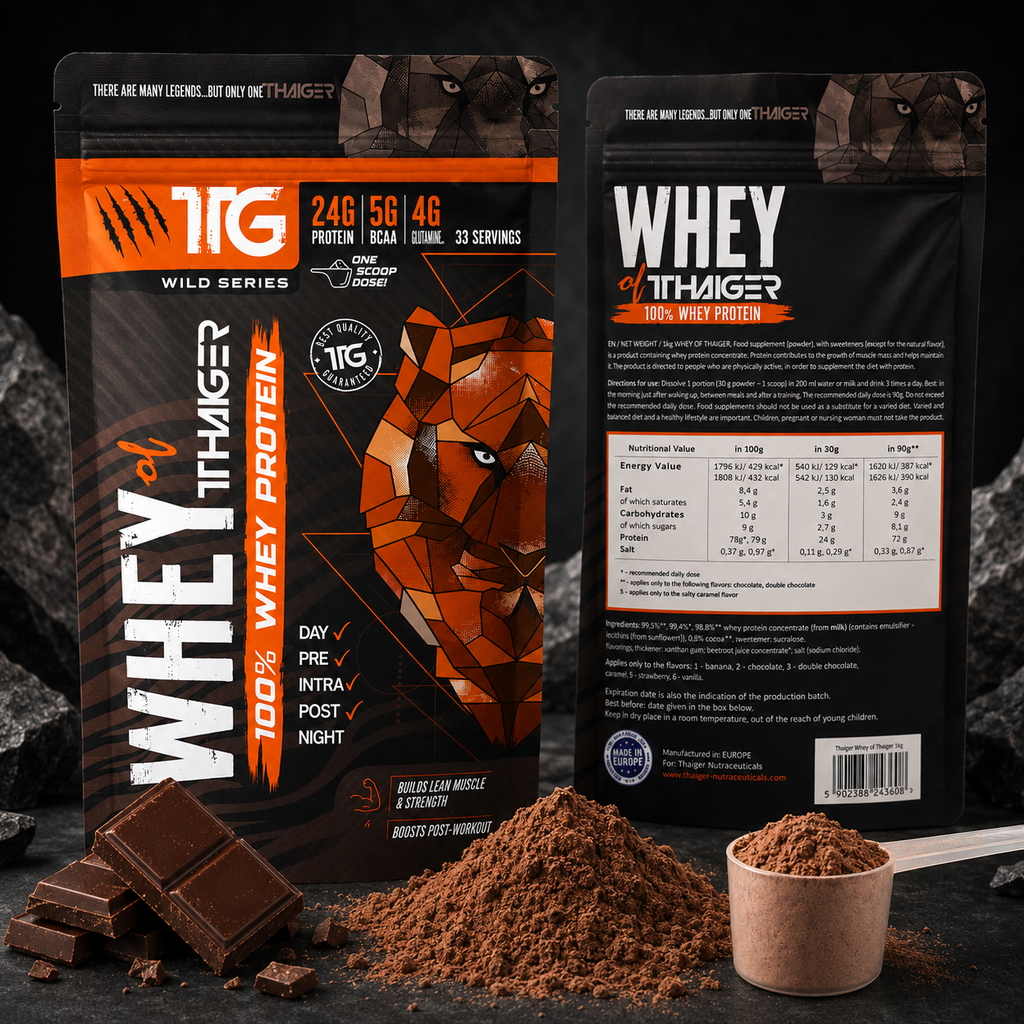 [MDN-TG-WHEY-33] Thaiger Wild Series 100% Whey Protein - 24g Protein (33 Servings)