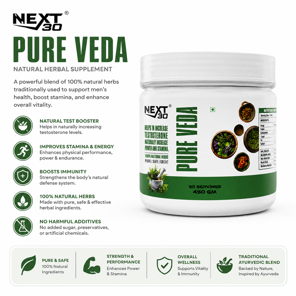 NEXT 30 Pure Veda – Natural Herbal Supplement