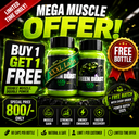 Green Beast XXL Labs - 60 Capsules BUY 1 GET 1 Free Offer - 2pc