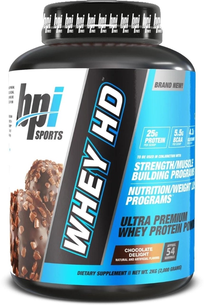 BPI Sports Whey HD 4.2Lbs