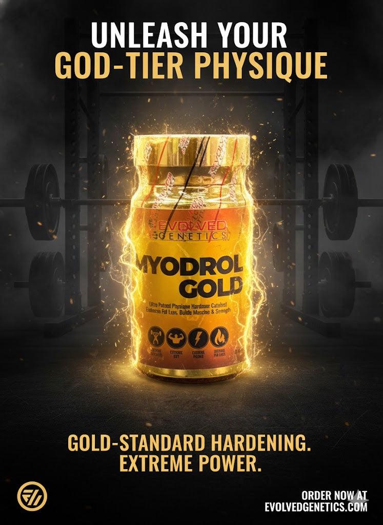 Evolved Genetics Myodrol Gold - Ultra Potent Physique Hardener Catalyst - 30 Caplets - Gain